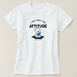Westie Terrier Puppy 100% Cotton T-Shirt