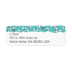 Westie Terriers Label