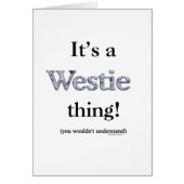 Westie Thing (Front)