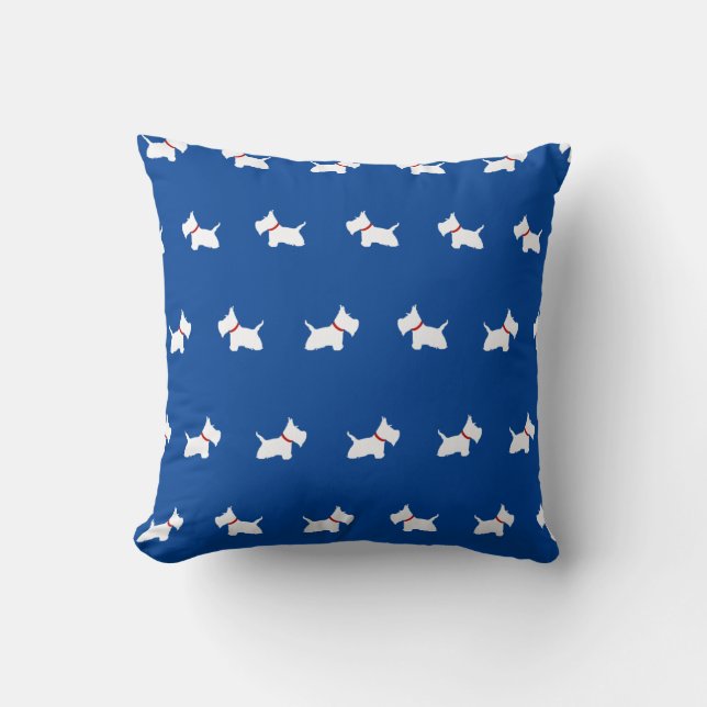 Westie Throw Pillow (Front)