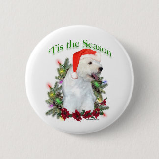Westie 'Tis the Season - Button