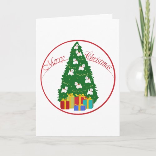 Westie Tree Holiday Card