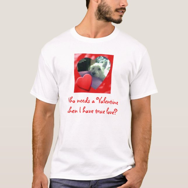 Westie Valentine T-Shirt (Front)