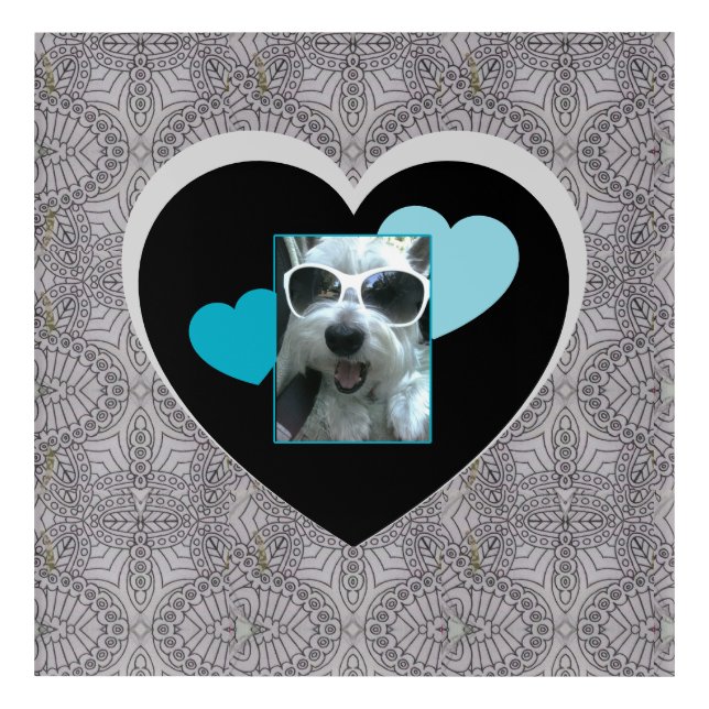 Westie Wearing Sunglasses  Acrylic Print (Front)