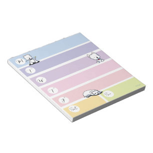 Westie Weekly Planner Notepad