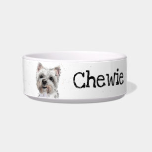 Westie, West Highland Terrier customizable Bowl