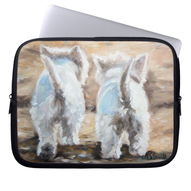 westie West Highland Terrier Dog Laptop Case (Front)