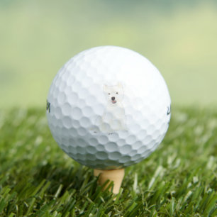Westie West Highland Terrier Golf Balls