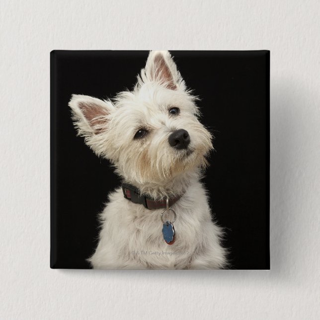 Westie | West Highland Terrier Pinback Button (Front)