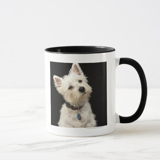 Westie (West Highland terrier) with collar Mug
