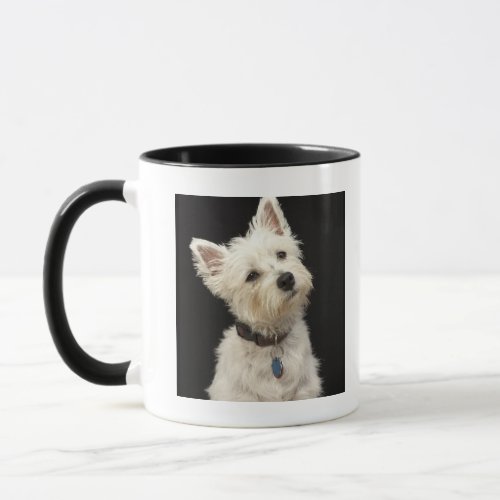 Westie West Highland terrier with collar Mug