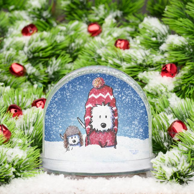 Westie Winter Duo Snow Globe (Christmas)
