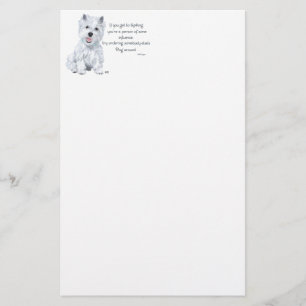 Westie Wisdom - Influential? Stationery