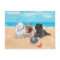 Westie with Cairn Terriers at the Beach