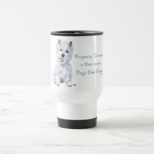 Westie Words of Wisdom Travel Mug