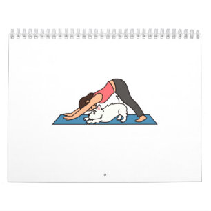 Westie Yoga Buddies Calendar