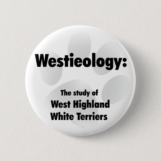 Westieology Button (Front)
