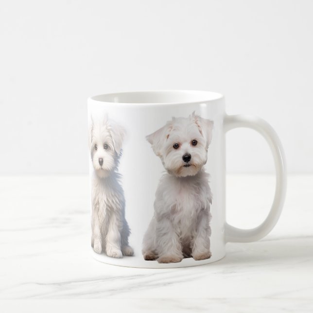 Westiepoo lover's coffee mug (Right)