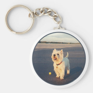 Westie Spinning Dog Key Chain by E and S Pets 34C