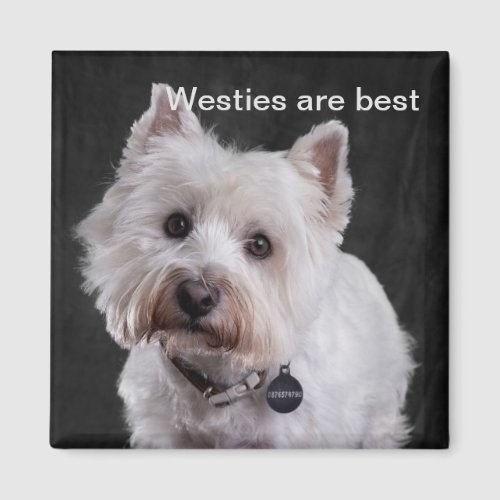 Westies are best Fridge magnet 1