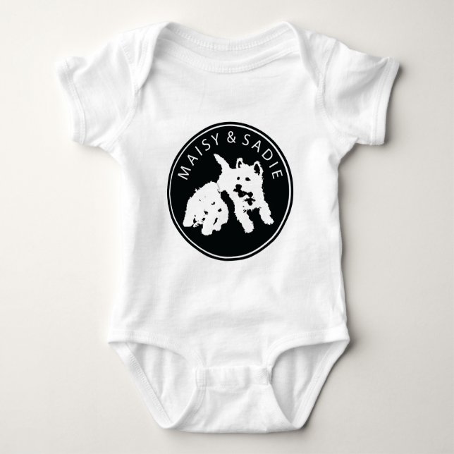 Westies Baby Bodysuit (Front)