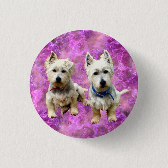 Westies Button. Pinback Button (Front)