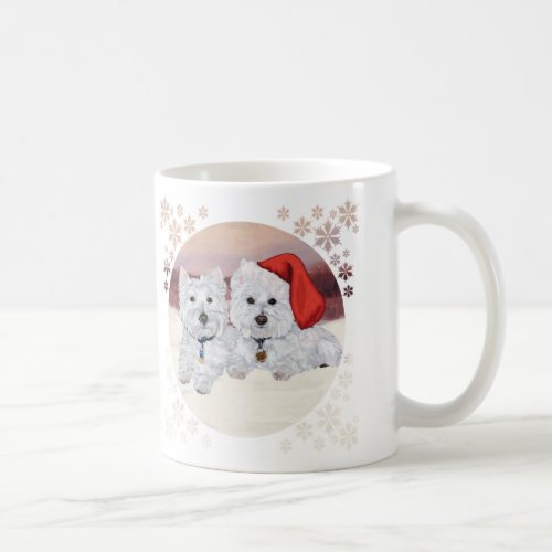 Westies in Wintertime Coffee Mug
