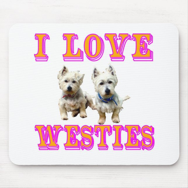 Westies Mouse Pad. Pad (Front)