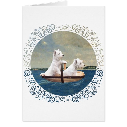 Westies Set Sail Cards (Front)