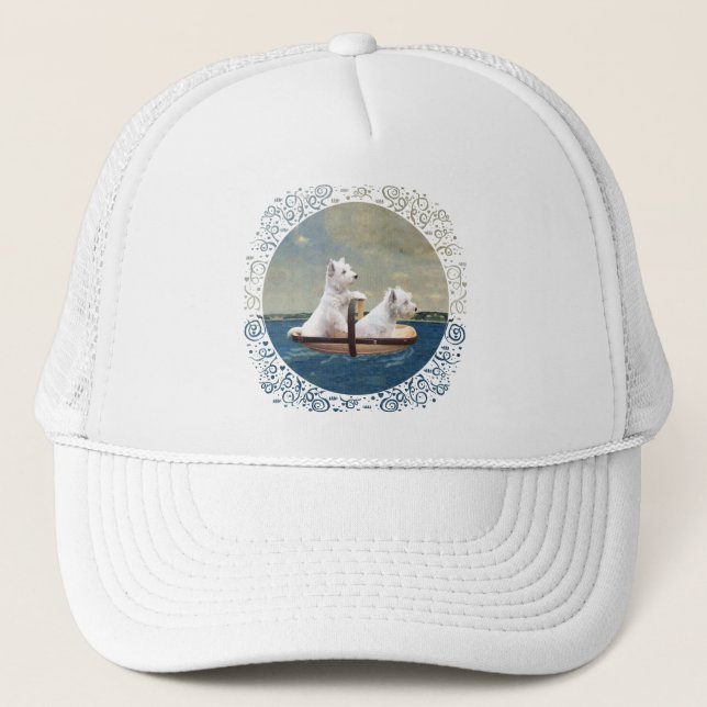 Westies Set Sail Trucker Hat (Front)