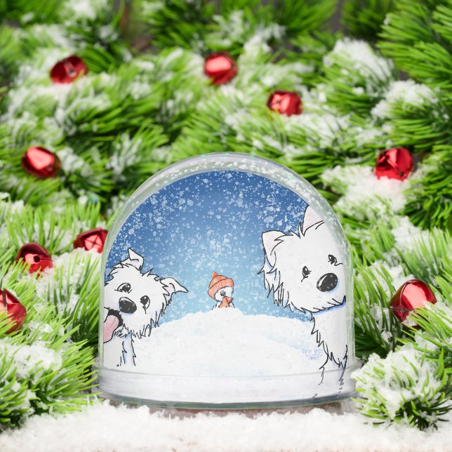 Westies Snow Globe (Christmas)