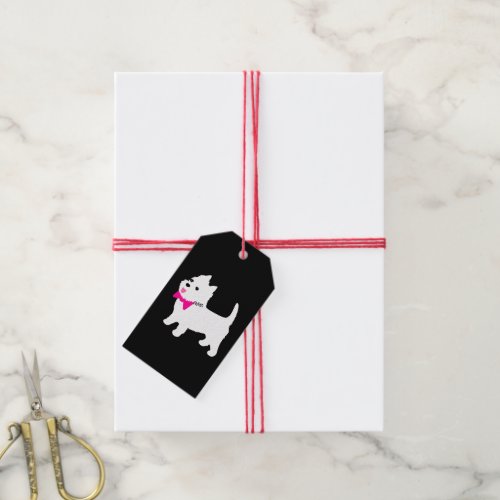 Westies West Highland White Terrier Christmas Gift Tags