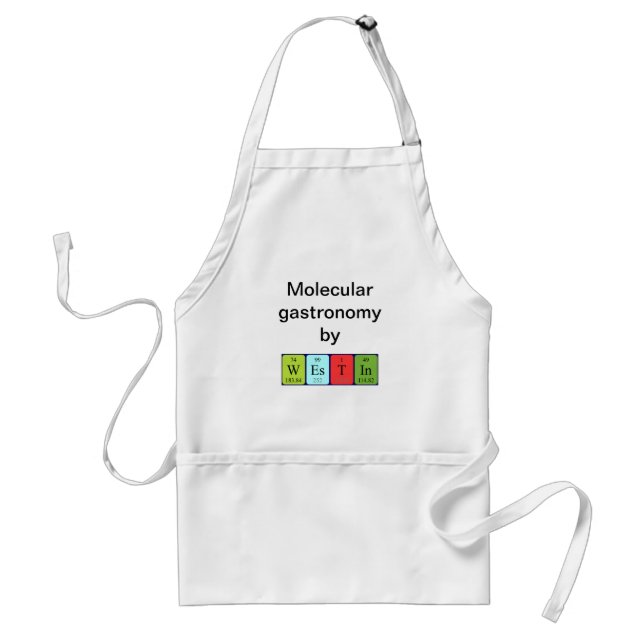 Westin periodic table name apron (Front)