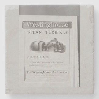 Westinghouse steam turbine  ceramic tile trivet stone coaster