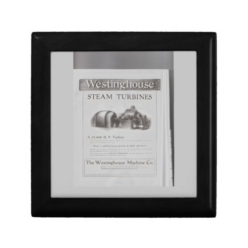 Westinghouse steam turbine gift box