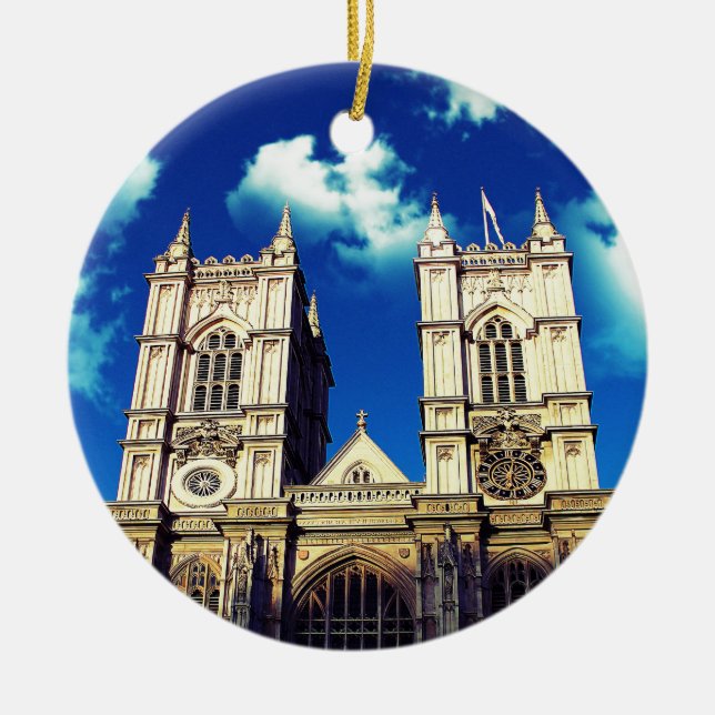 Westminster Abbey Ceramic Ornament (Front)