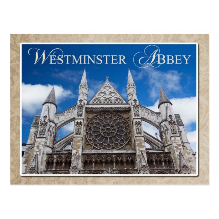 Westminster Abbey, London, England Postcard