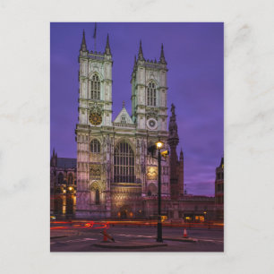 Westminster Abbey, London UK Postcard