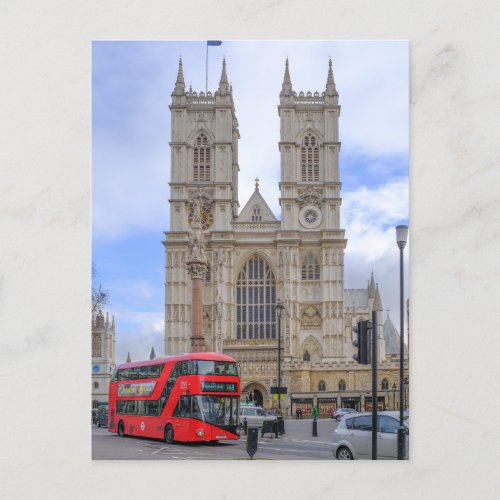 Westminster Abbey London UK Postcard