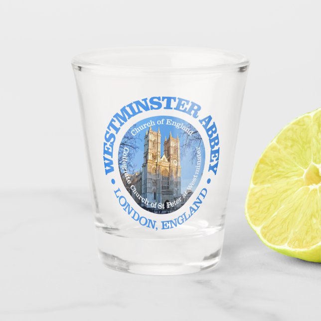 Westminster Abbey Shot Glass (Front)
