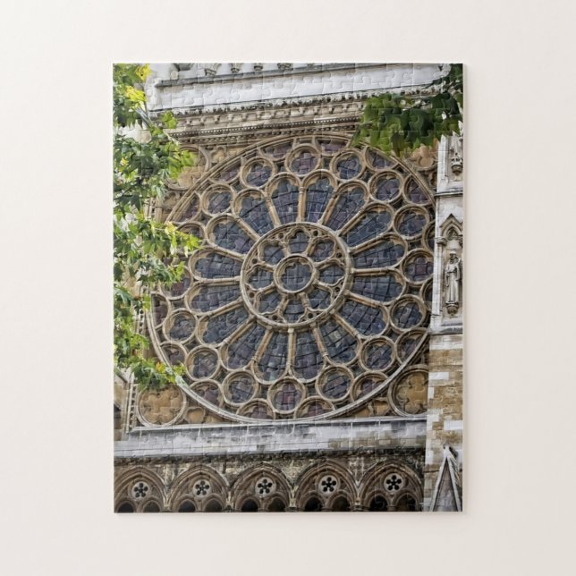 Westminster Abbey - Stained Glass Window - Puzzle (Vertical)