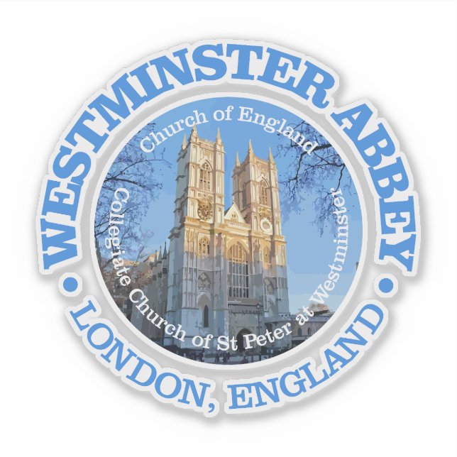 Westminster Abbey Sticker (Front)