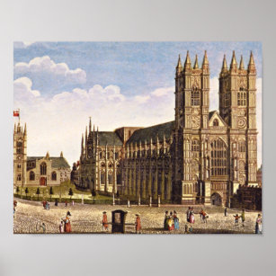 Westminster Abbey', Thomas_Engravings Poster