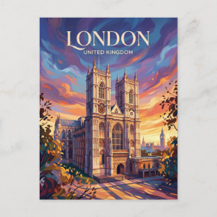Westminster Abbey United Kingdom Postcard