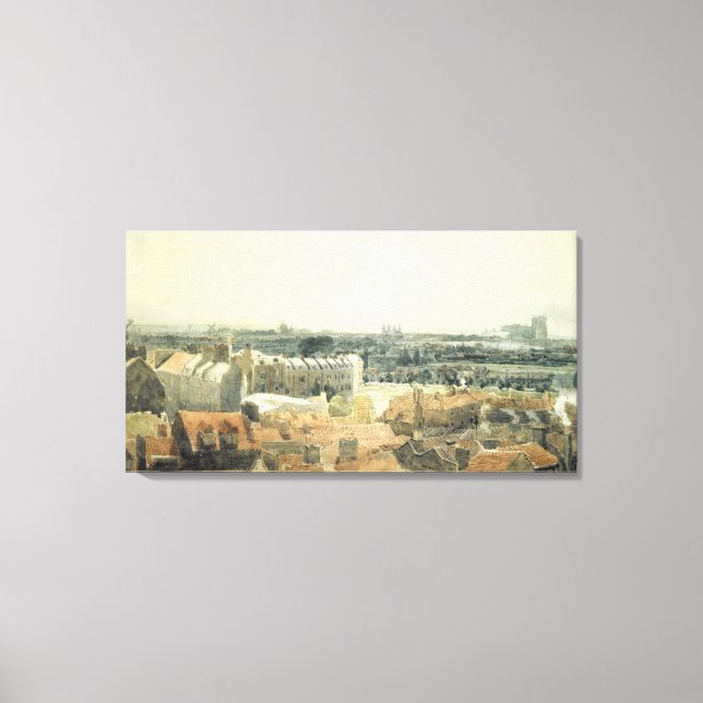 Westminster and Lambeth Canvas Print (Front)