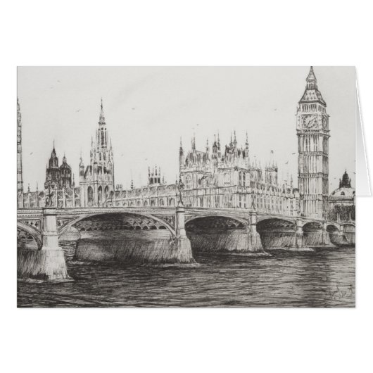 Westminster Bridge London UK. 30/10/2006 (Front Horizontal)