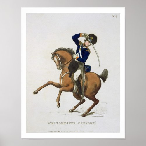 Westminster Cavalry Volunteer plate 4 from Loyal Poster