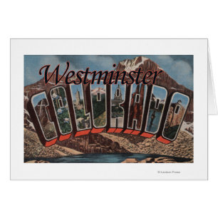 Westminster, Colorado - Large Letter Scenes Cards