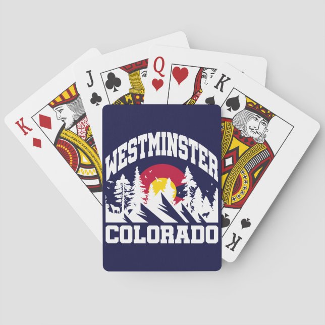 Westminster,Colorado Poker Cards (Back)