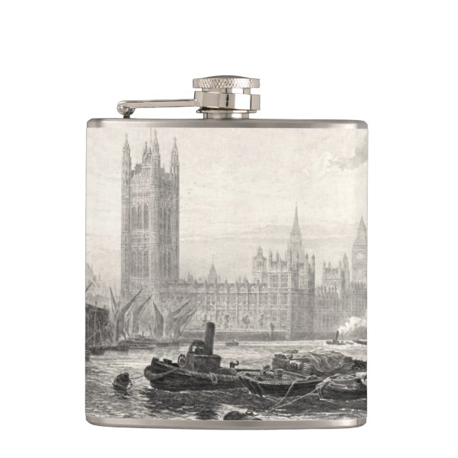 Westminster England 1894 Flask (Front)